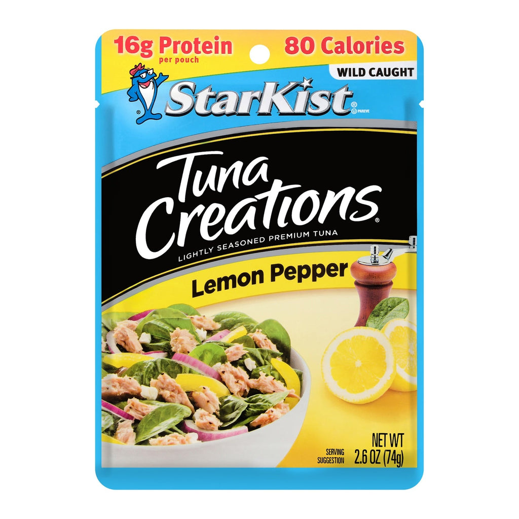 StarKist Tuna Creations Wild Caught Premium Lemon Pepper-Seasoned Tuna, 1-ct.