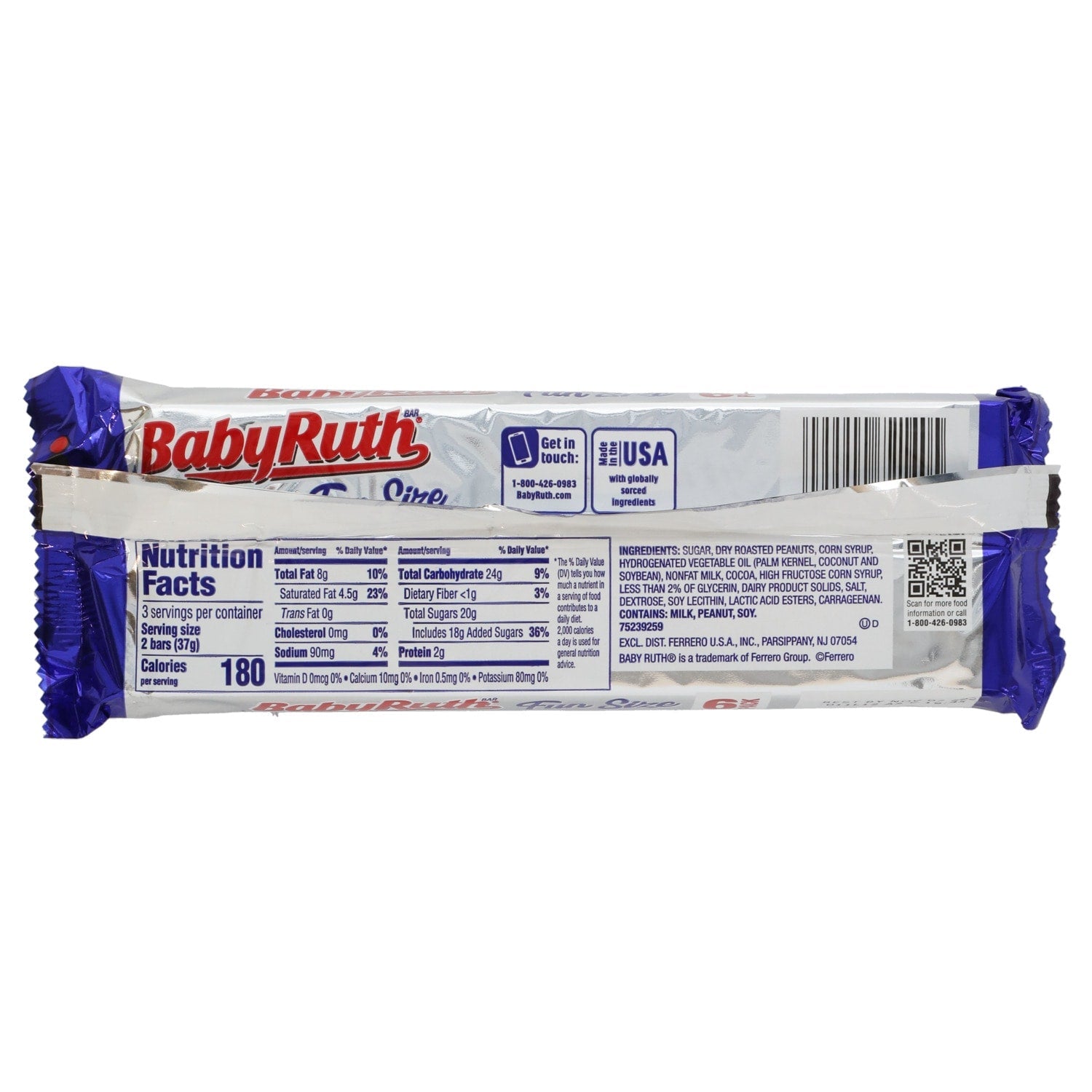 Nestle Baby Ruth Bars, 6-ct. Packs