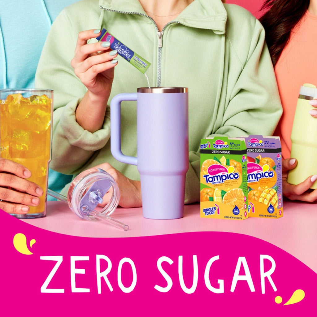 Tampico Zero Sugar Citrus Punch, 6-pc Pack.