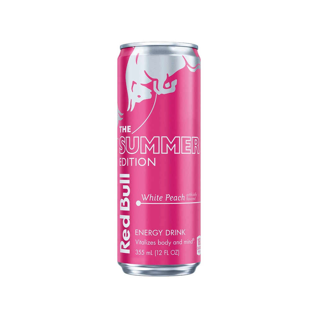 Red Bull Summer Edition White Peach Flavored Energy Drink, 1-ct.