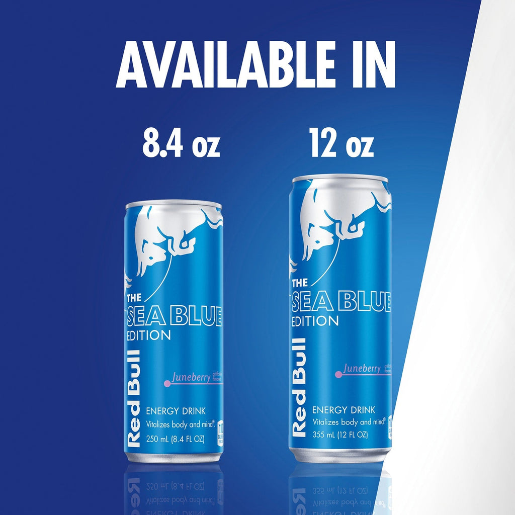 Red Bull Sea Blue Edition Juneberry Flavored Energy Drink, 1-ct.