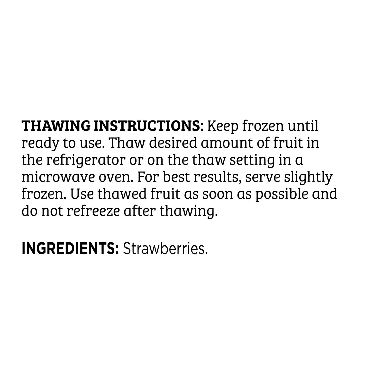 Tj Farms Frozen Whole Strawberries, 1-ct.