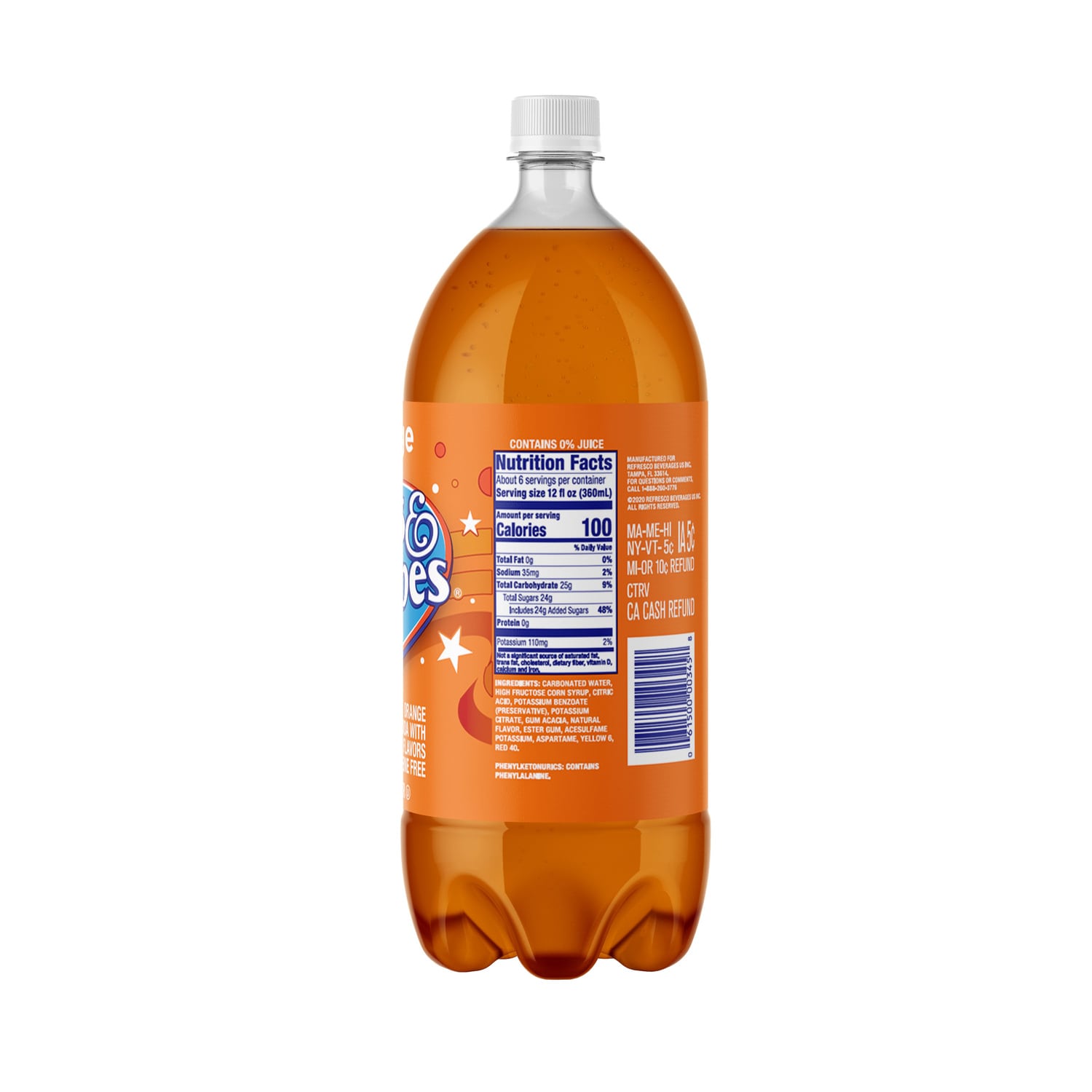 Stars And Stripes Orange Soda, 1-ct.