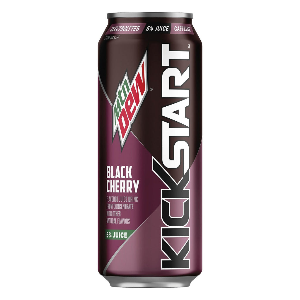 Mountain Dew KickStart Black Cherry Flavored Juice Drink 16 oz