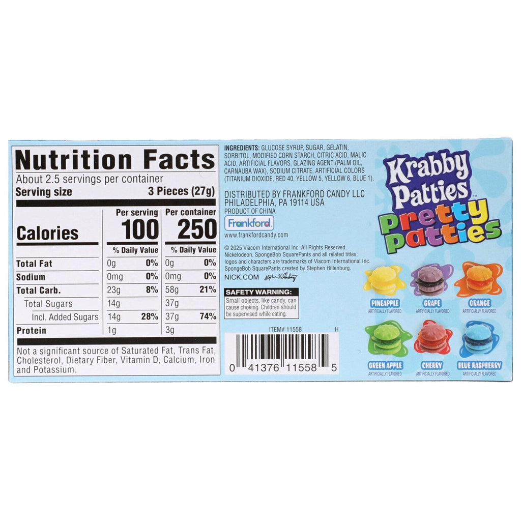 Krabby Patties Pretty Patties Gummy Candy, 1-ct.