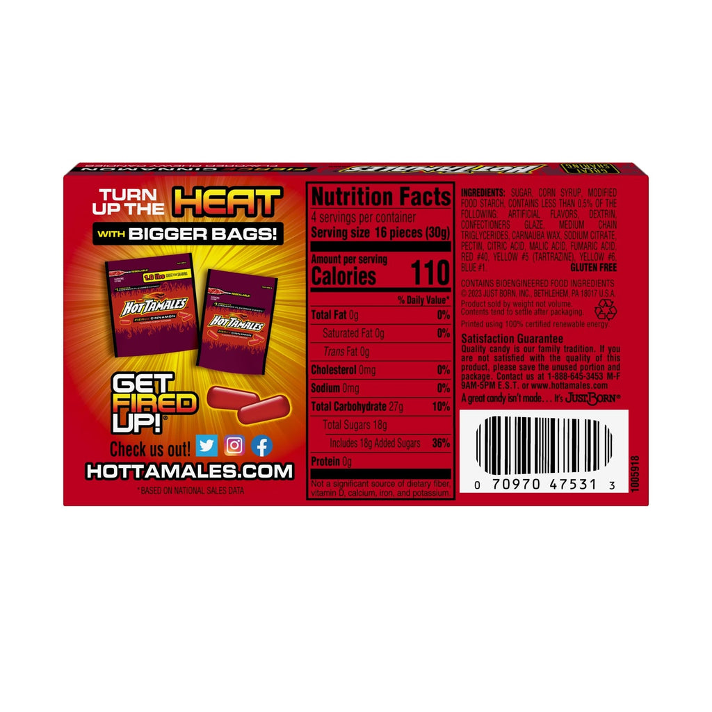 Hot Tamales Cinnamon Candy, 1-ct.