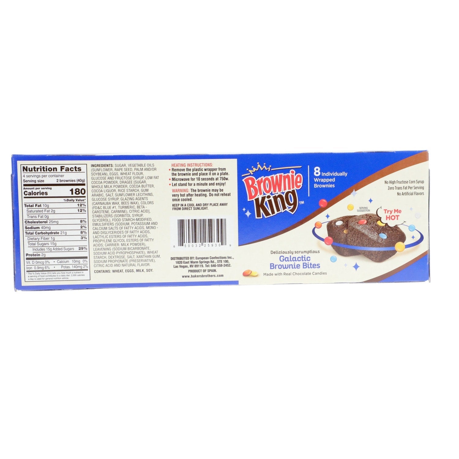 Brownie King Galactic Brownies, 8-ct. 5.6-oz.