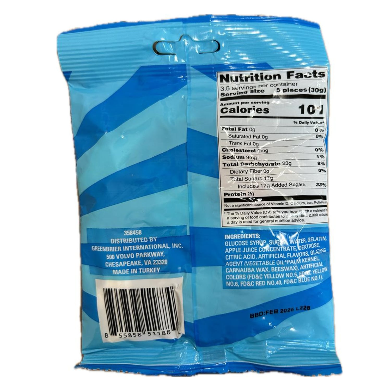 Rainbow Gummy Sharks, 3.5 oz.