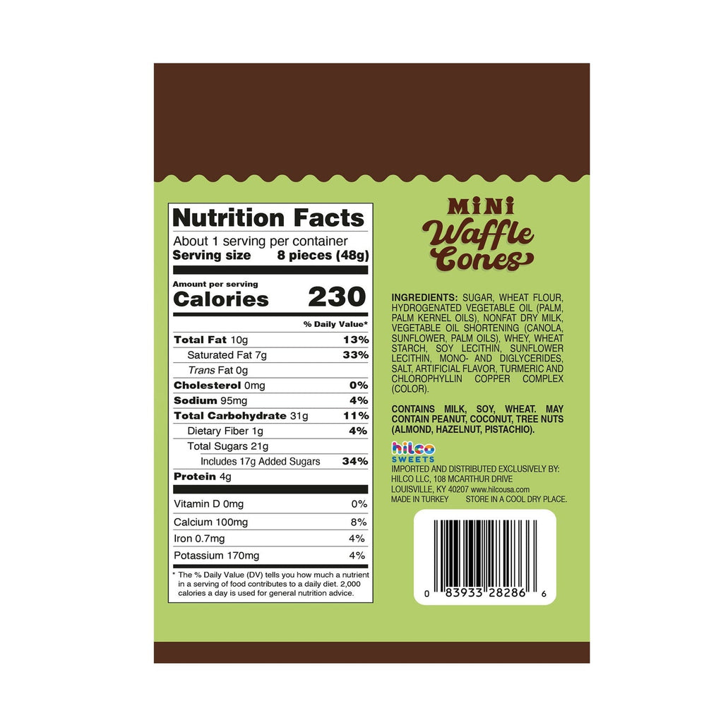 Mini Pistachio And Chocolate Waffle Cone Bites, 1-ct.