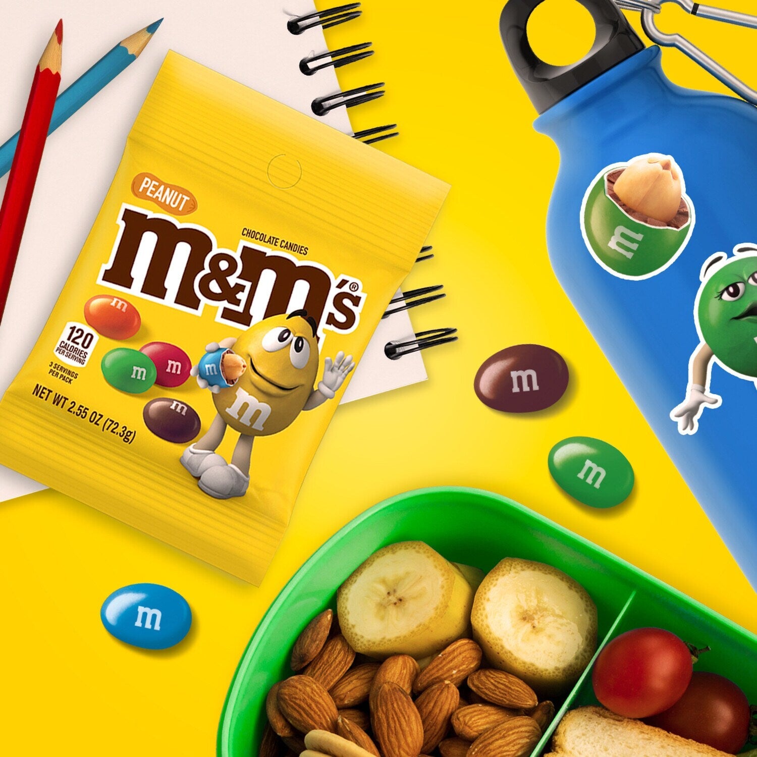 Peanut M&amp;M's(R), 2.55-oz. Bags