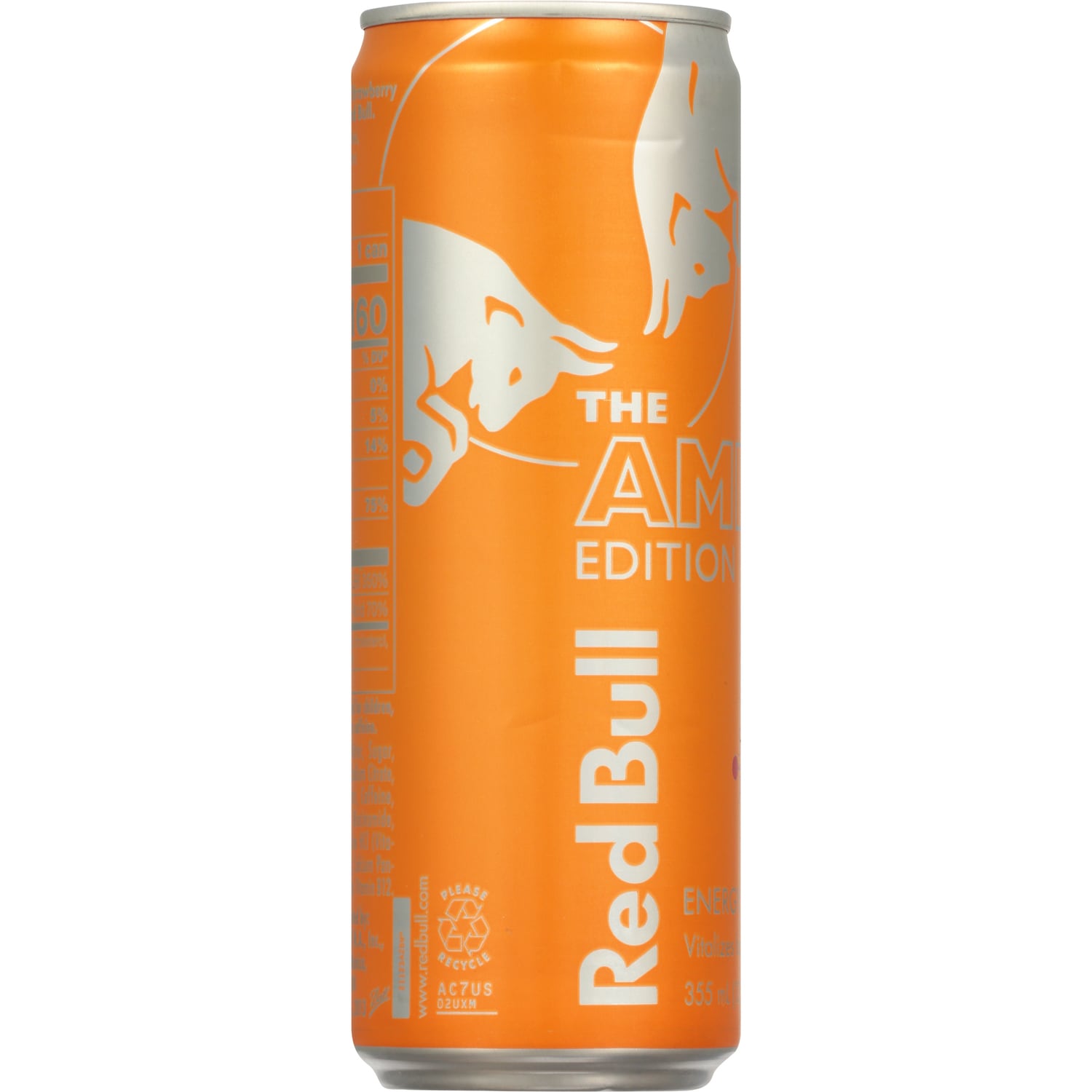 Red Bull Amber Edition Strawberry Apricot Flavored Energy Drink, 1-ct.