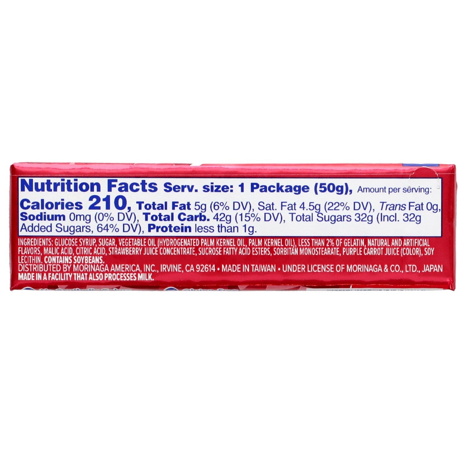 Morinaga Hi-Chew Strawberry Fruit Chews, 1.76 oz.