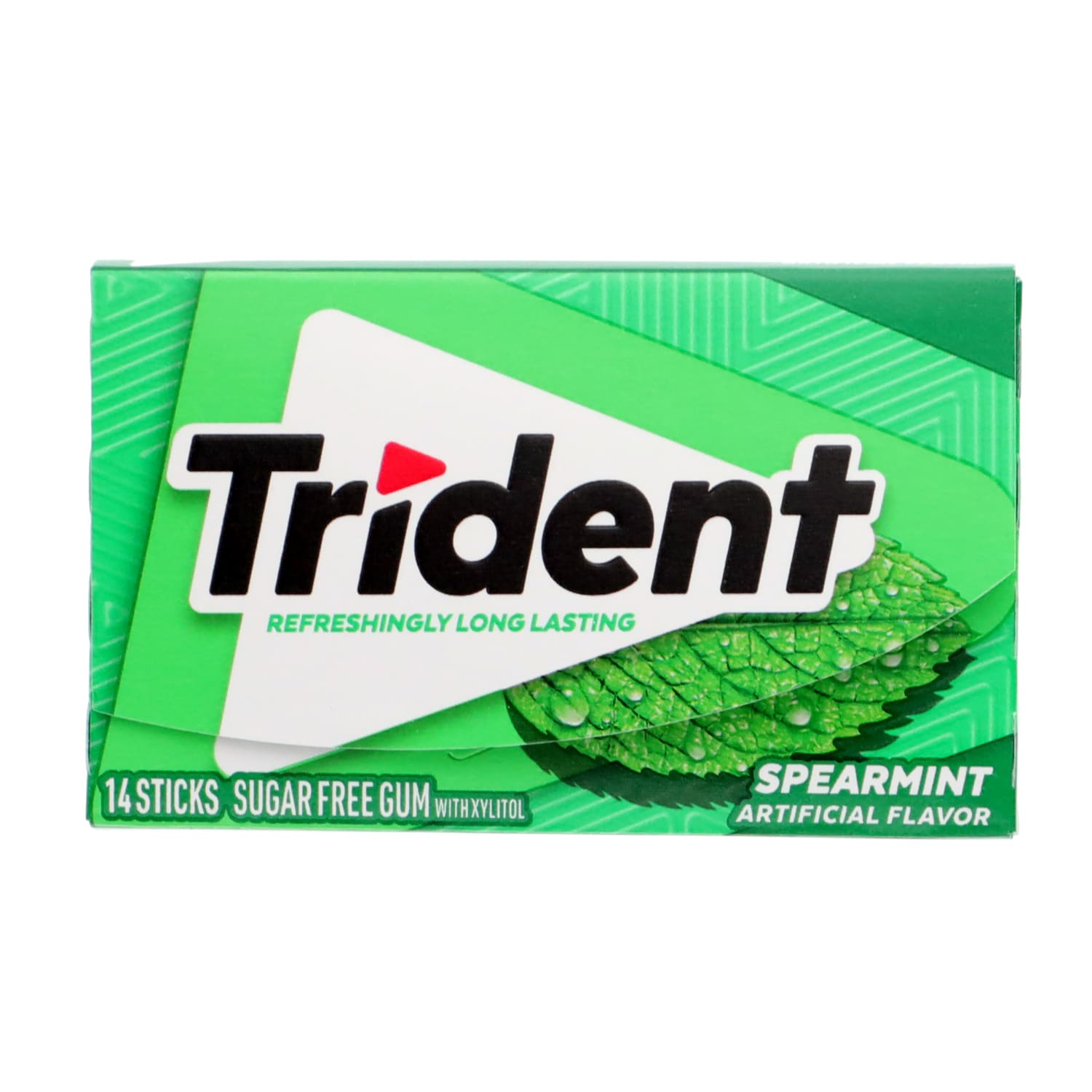 Trident Sugar Free Gum - Spearmint, 14-pc. Packs