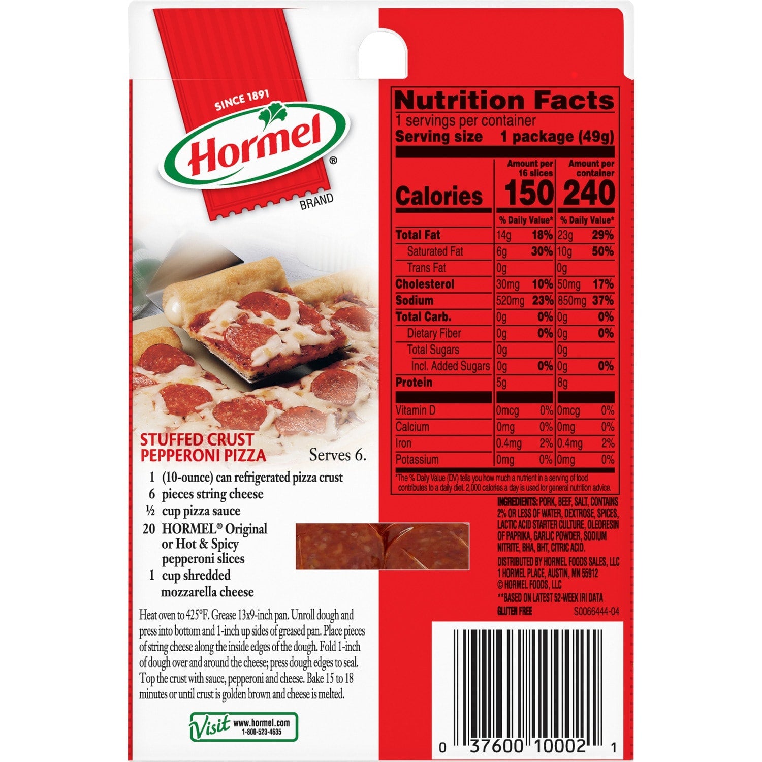 Hormel Pepperoni, 1.75 oz.
