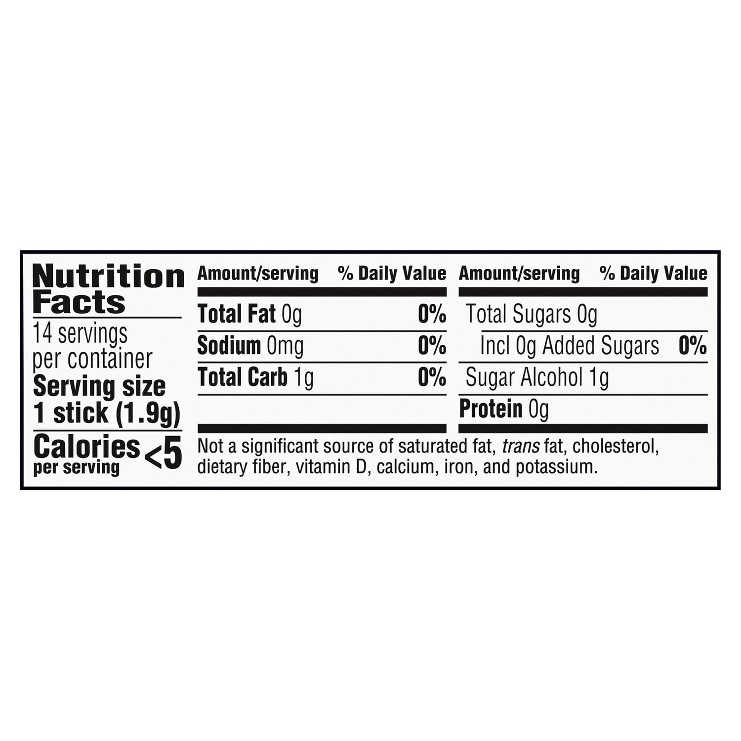 Trident Sugar Free Gum - Original Flavor, 14-pc. Packs