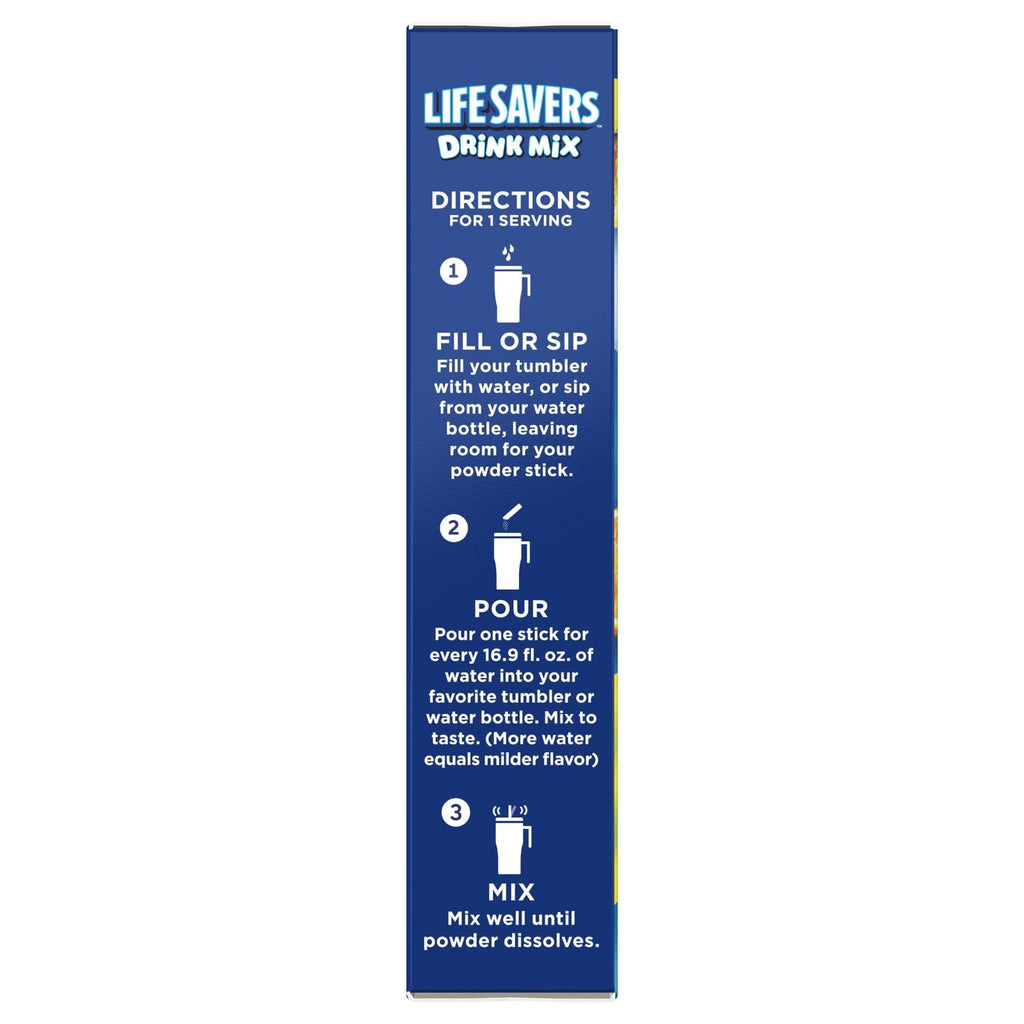 Life Savers Pineapple Punch Drink Sticks, 6-pc Pack.