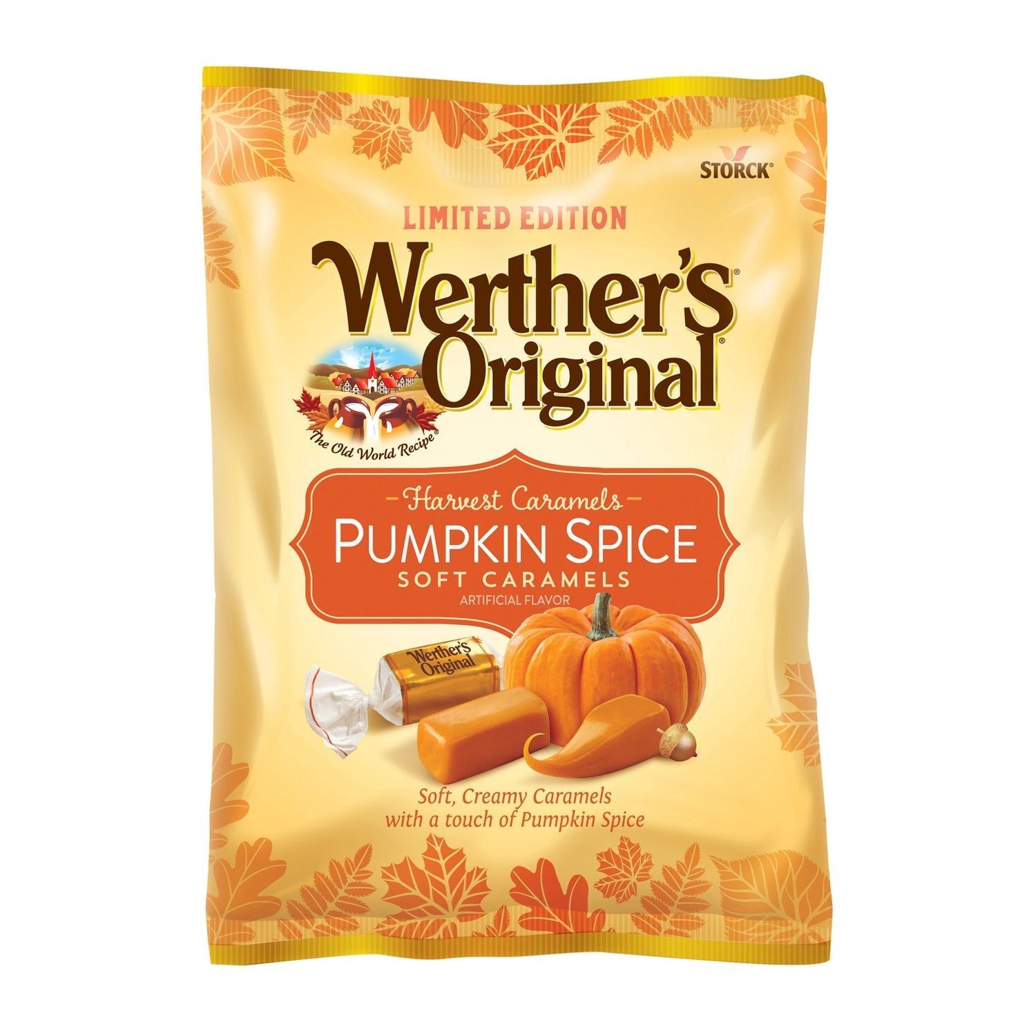 Wertherâs Original Pumpkin Spice Soft Caramel candies, 1-ct.