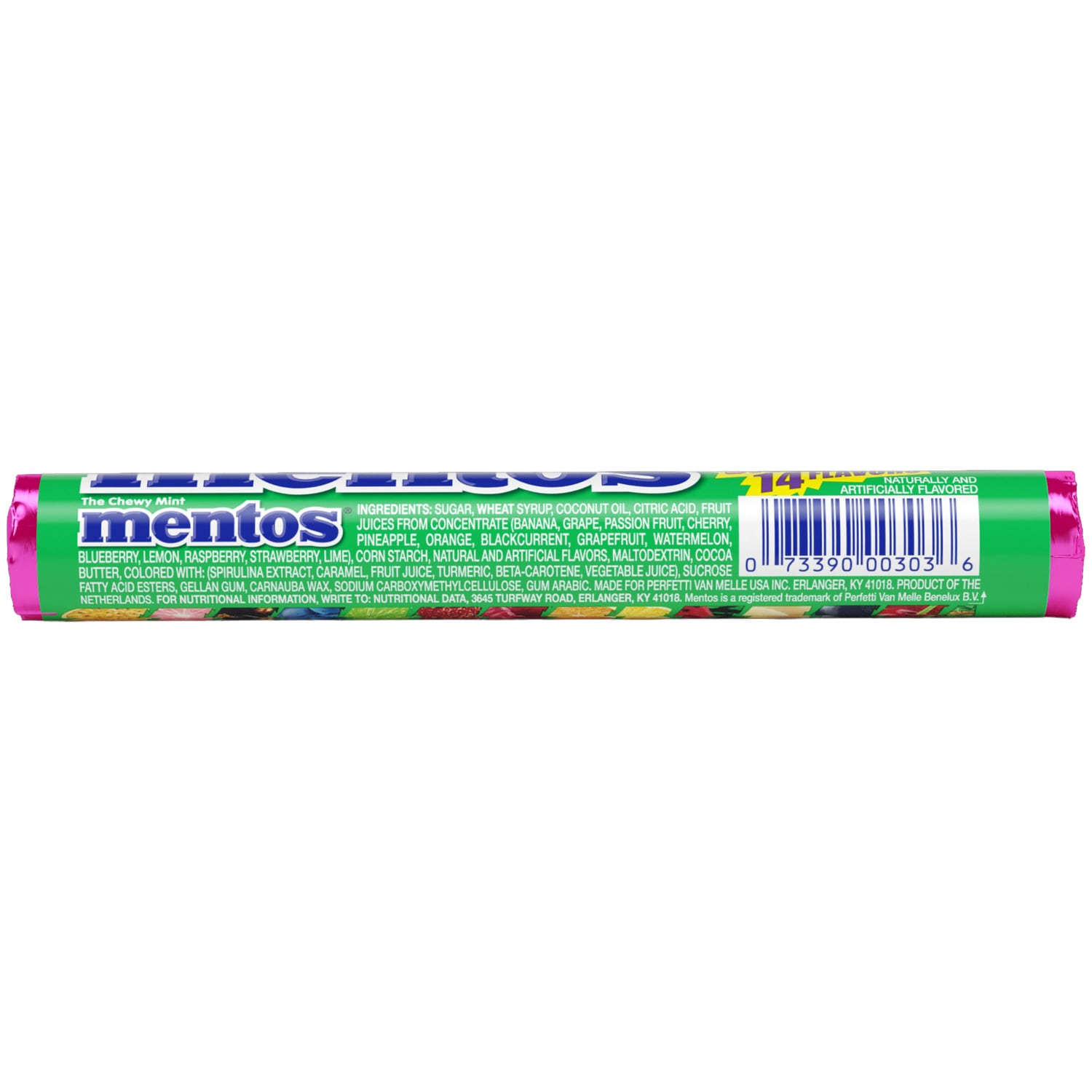 Mentos Discovery Chewy Mint Candy Roll, 1-ct.