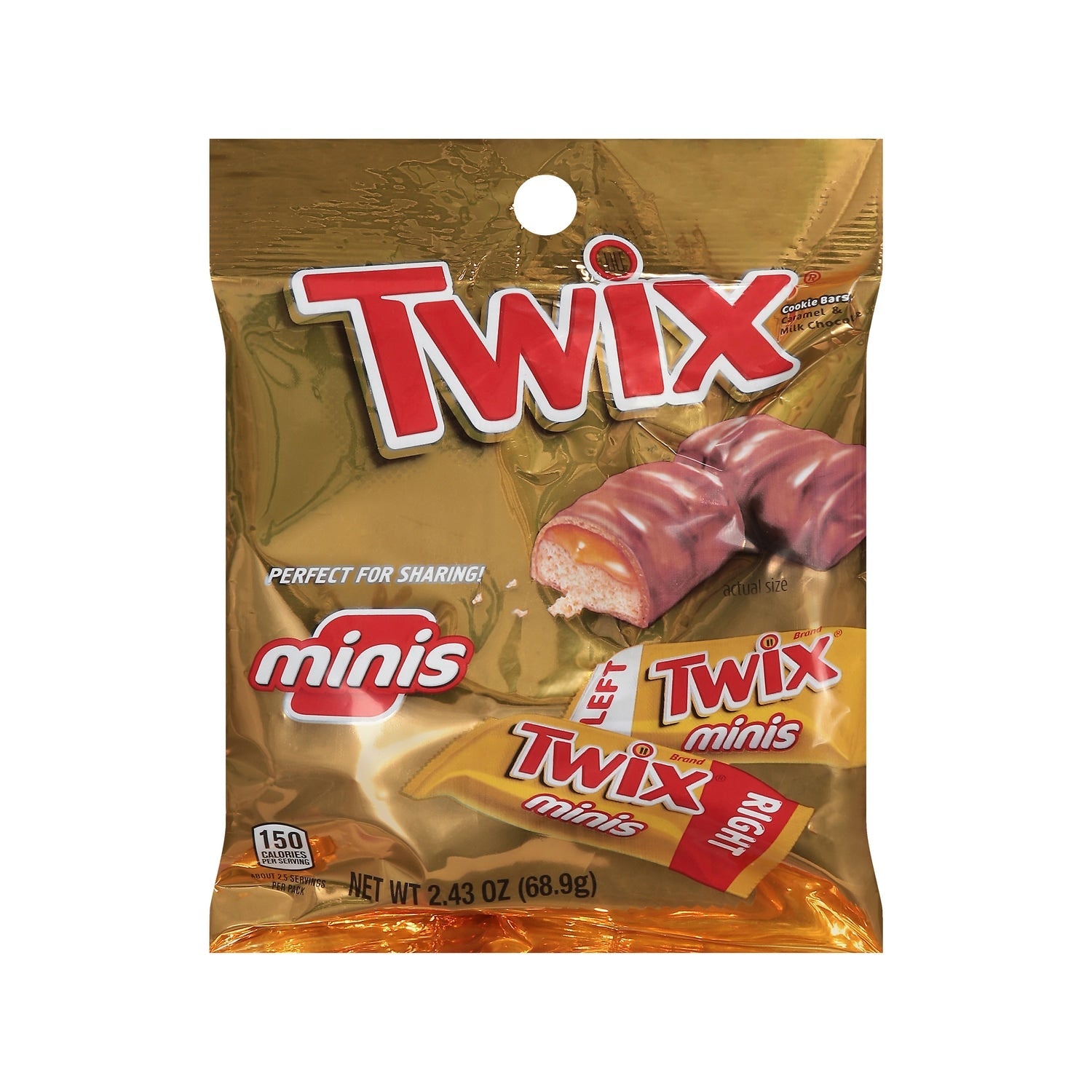 Twix Minis Caramel And Milk Chocolate Candy Bars, 1-ct.