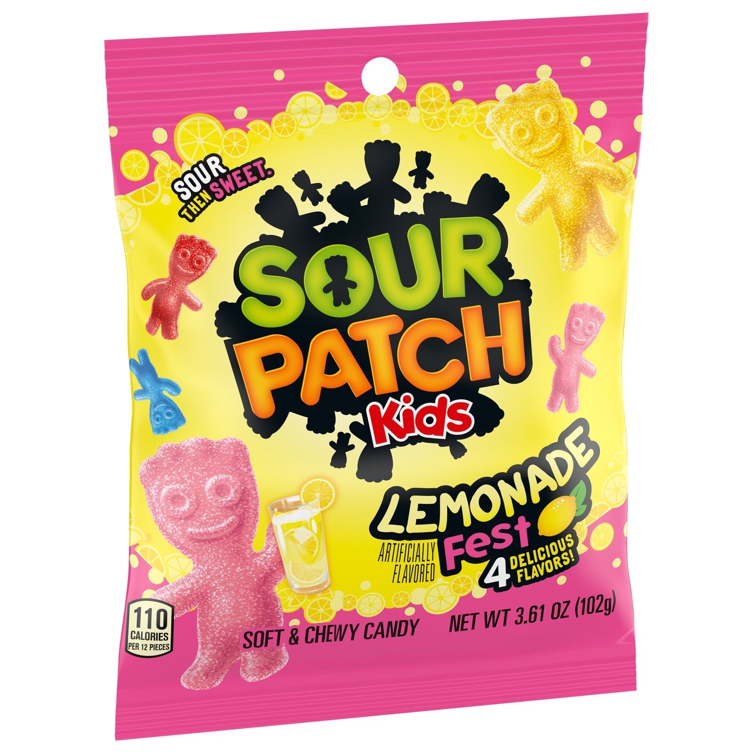 Sour Patch Kids Lemonade Fest Soft &amp; Chewy Candy, 3.61-oz.