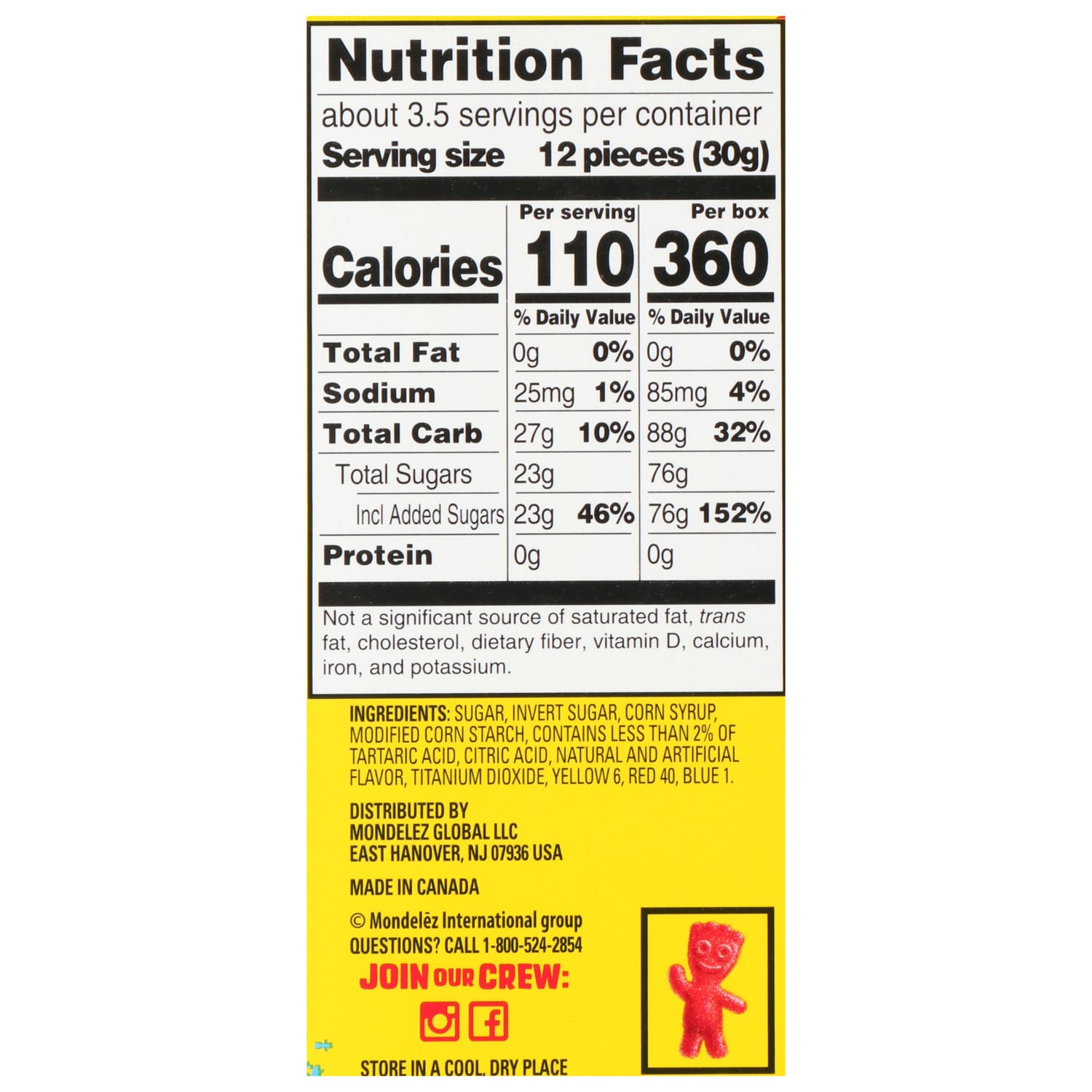 Tropical Sour Patch Kids Candies, 3.5-oz. Boxes