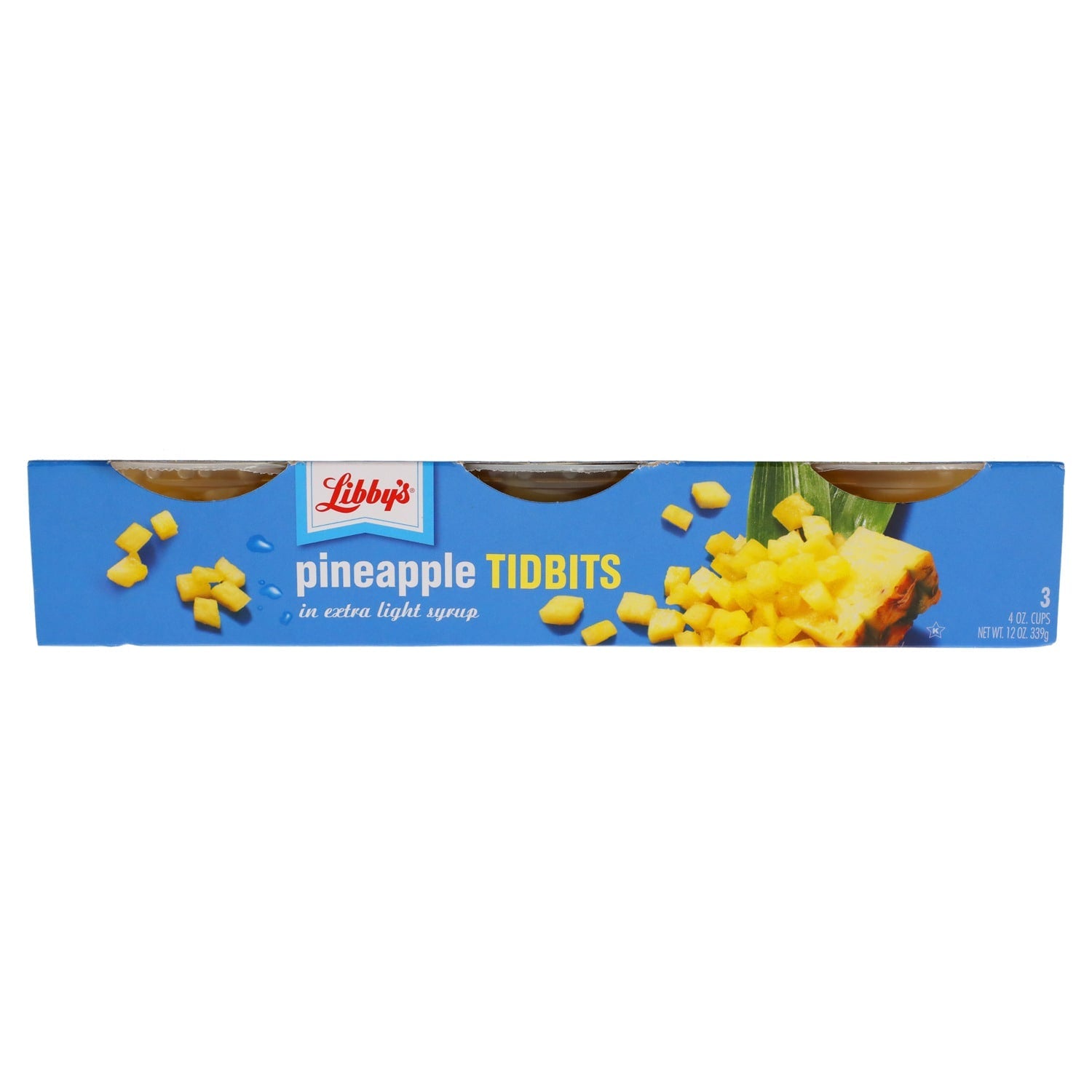 Libby's Pineapple Tidbits Individual Serving Cups, 3-ct. Packs
