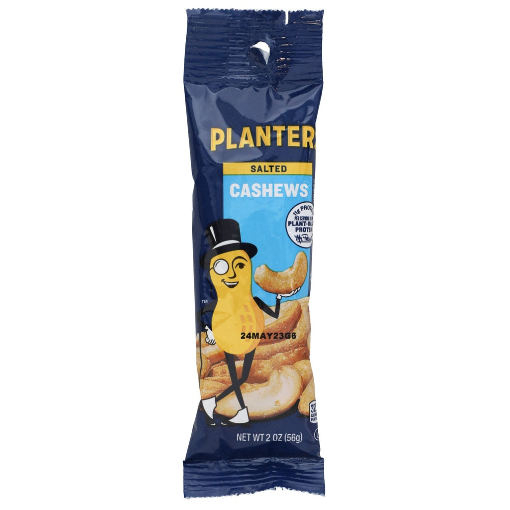 Planters Salted Cashews Tubes 2oz