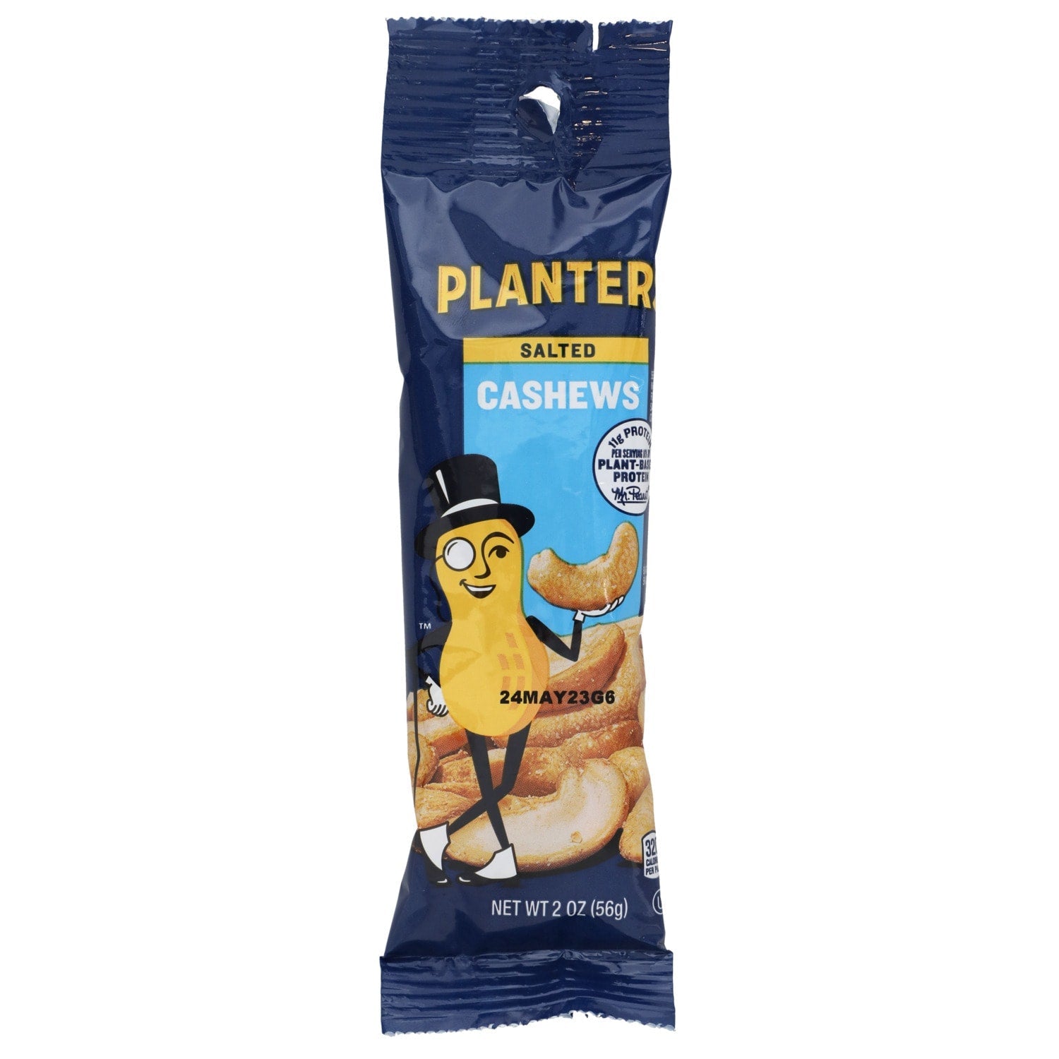 Planters Salted Cashews Tubes 2oz