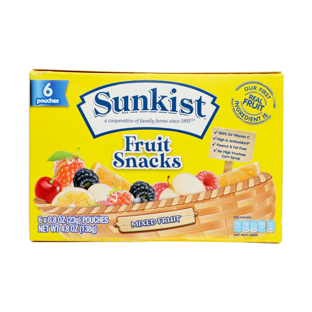 Sunkist Fruit Snacks, 6-ct. 4.8 oz.