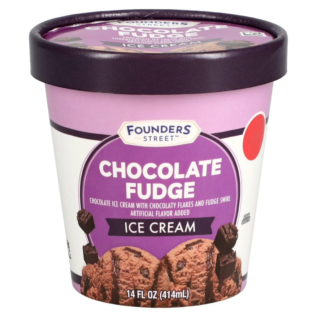 Founder's Street Chocolate Fudge Ice Cream, 1-ct.