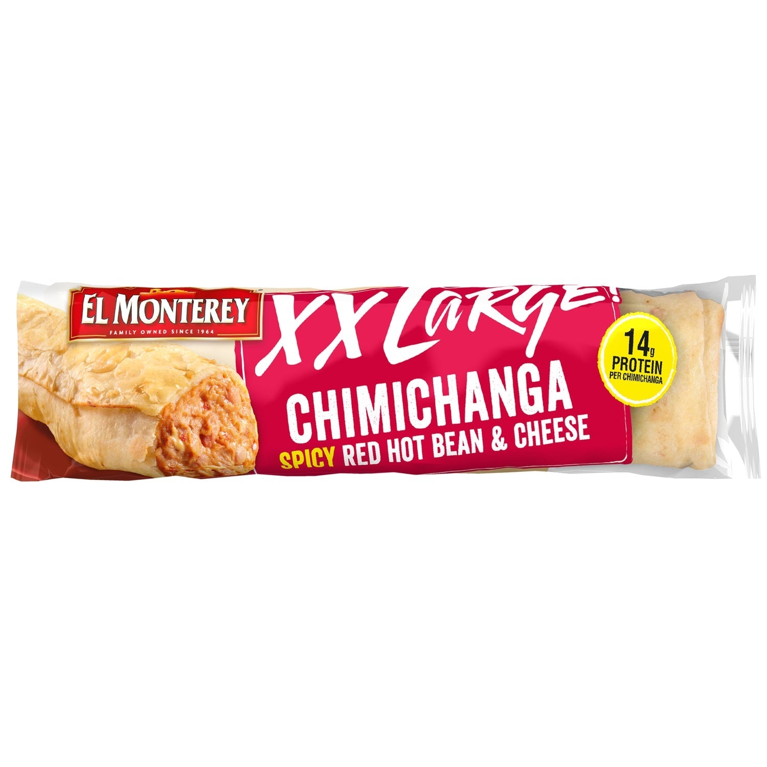 Ruiz El Monterey Chimichanga - XX Large Spicy Red Hot Bean &amp; Cheese, 8 oz.