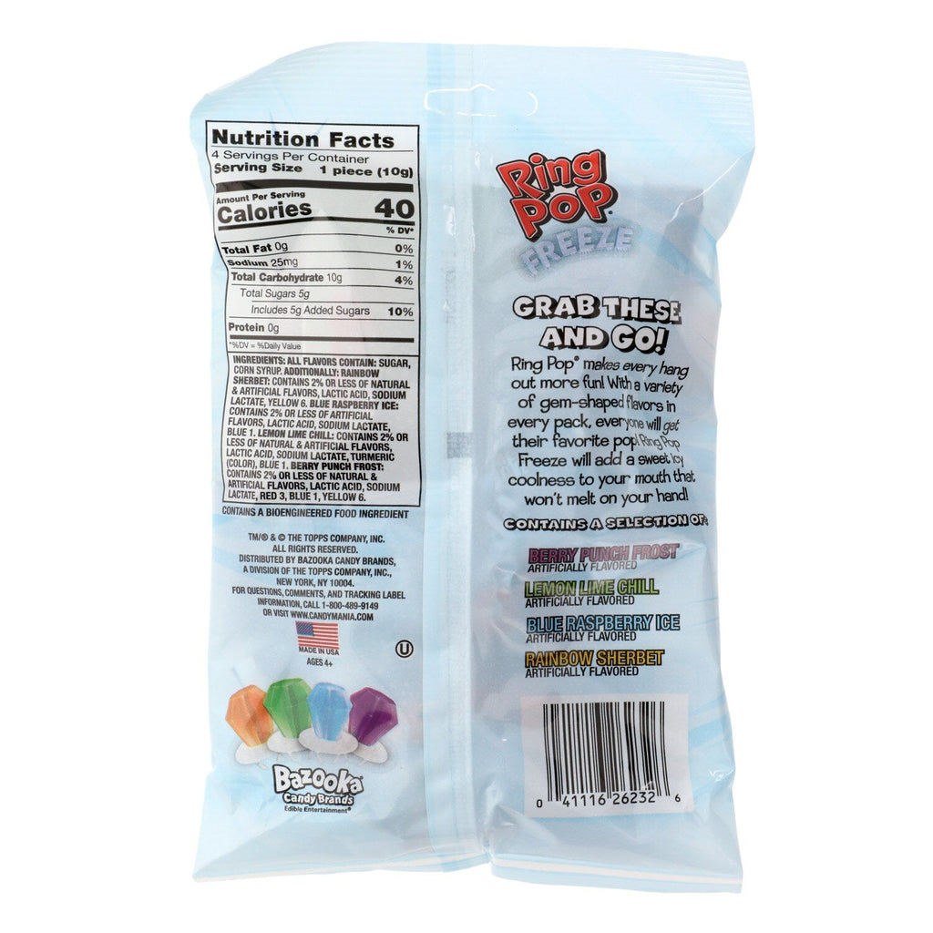 Ring Pop Freeze, Assorted Flavors, 4-pc Pack.