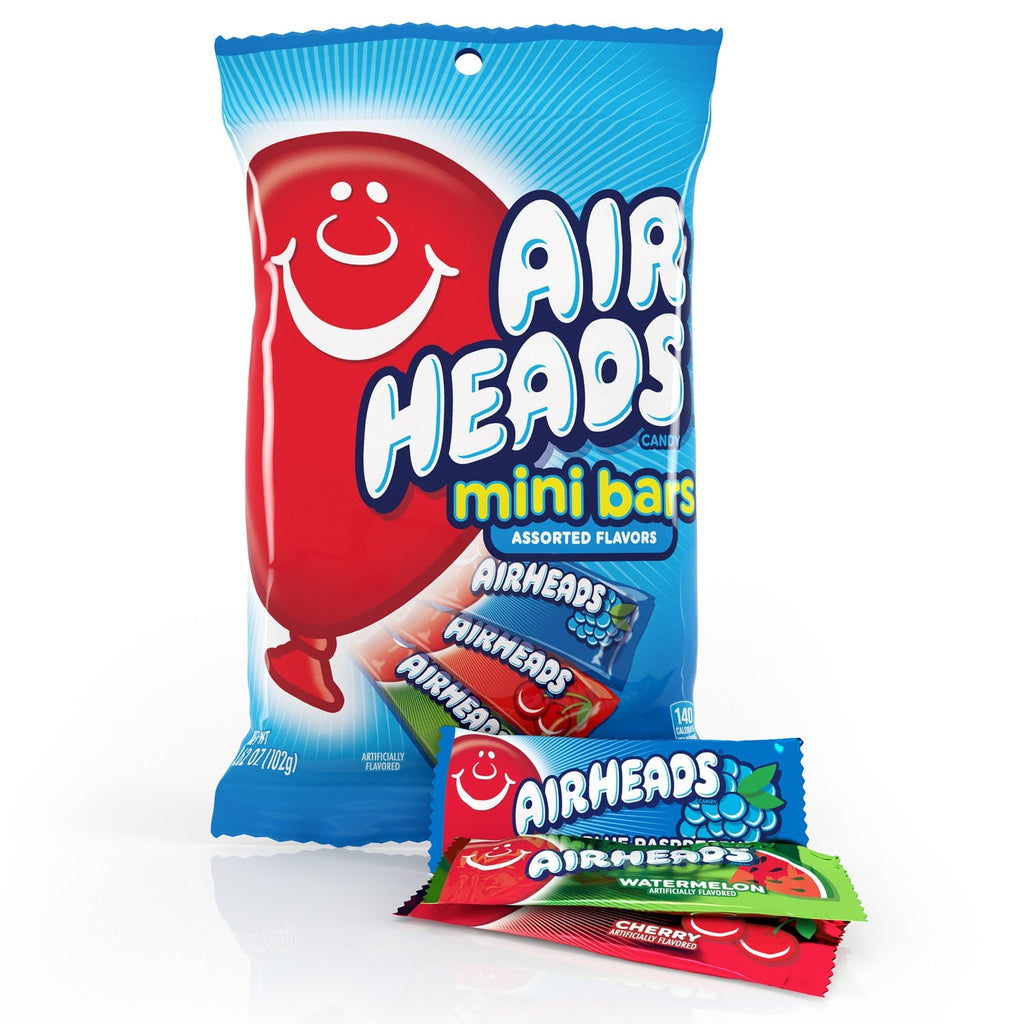 Airheads Assorted Mini Candy Bars, 3.62 oz. Packs