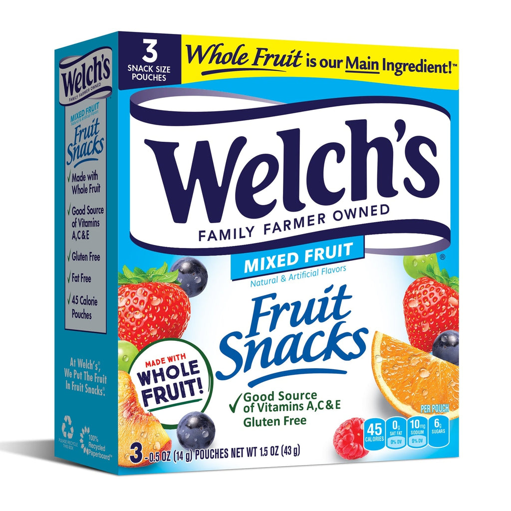 Welchâs Mixed Fruit Fruit Snacks, 3 ct.