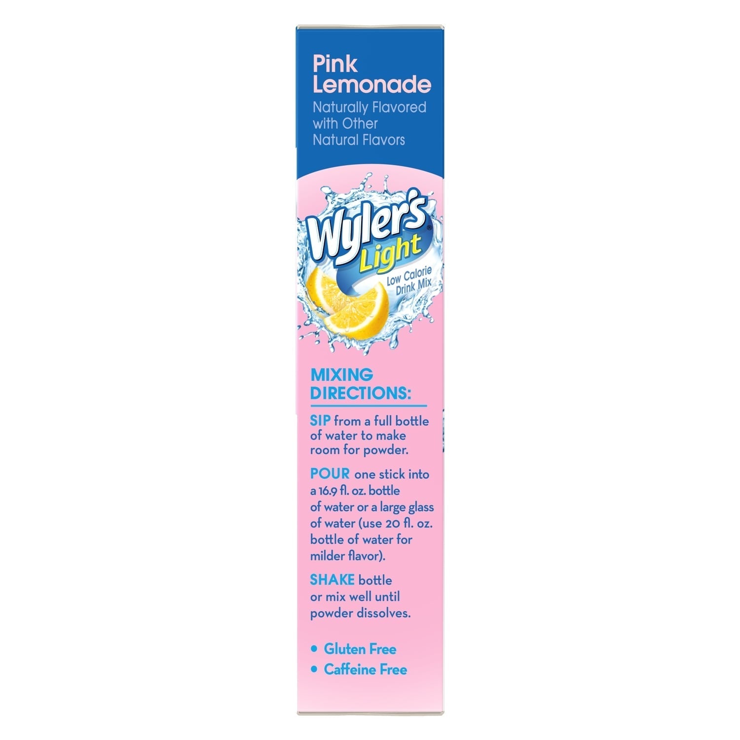 Wyler's Light Pink Lemonade Singles-To-Go, 1.09-oz. Boxes