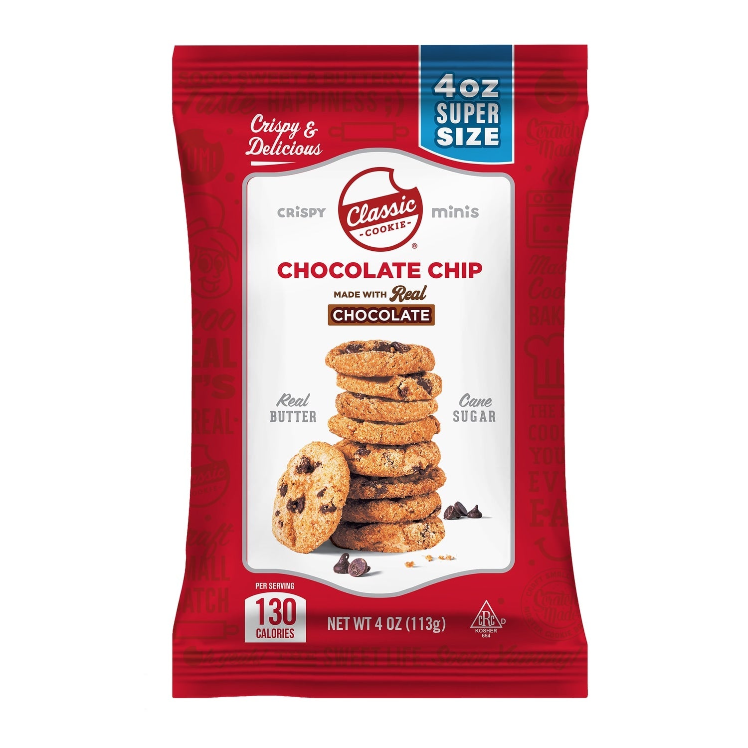 Classic Cookies Mini Cookies - Chocolate Chip, 4-oz. Bags