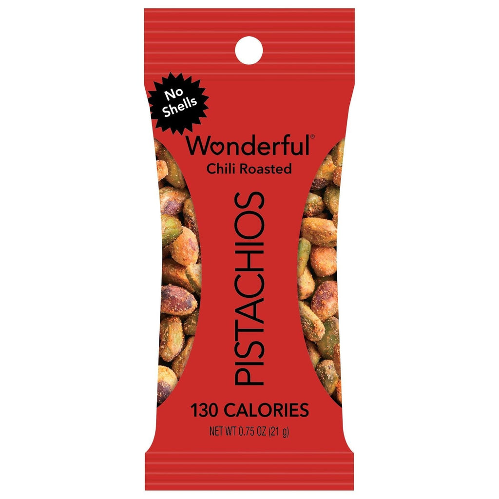 Wonderful Pistachios Chili Roasted Pistachios, 0.75-oz. Bags