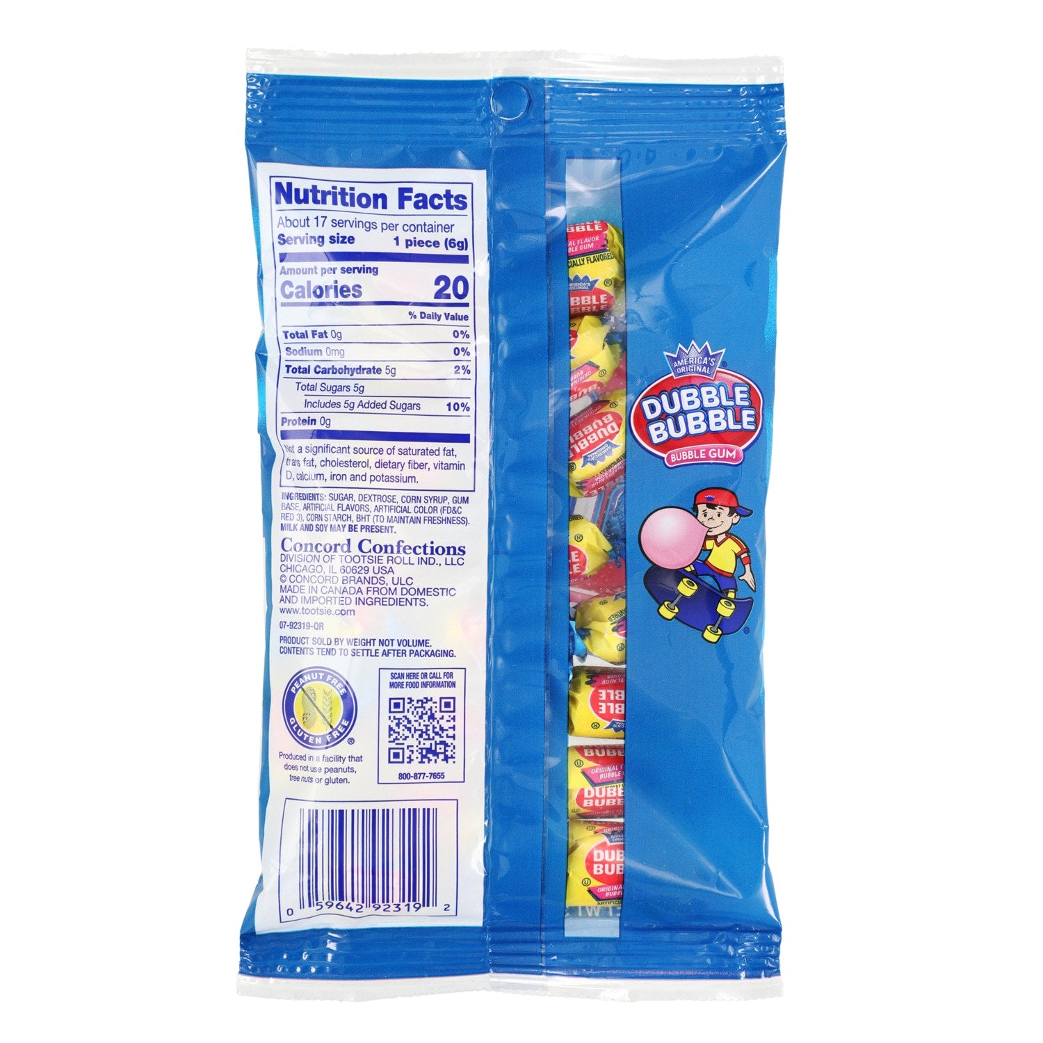 Dubble Bubble Bubble Gum-Flavored Candies, 3.8-oz.