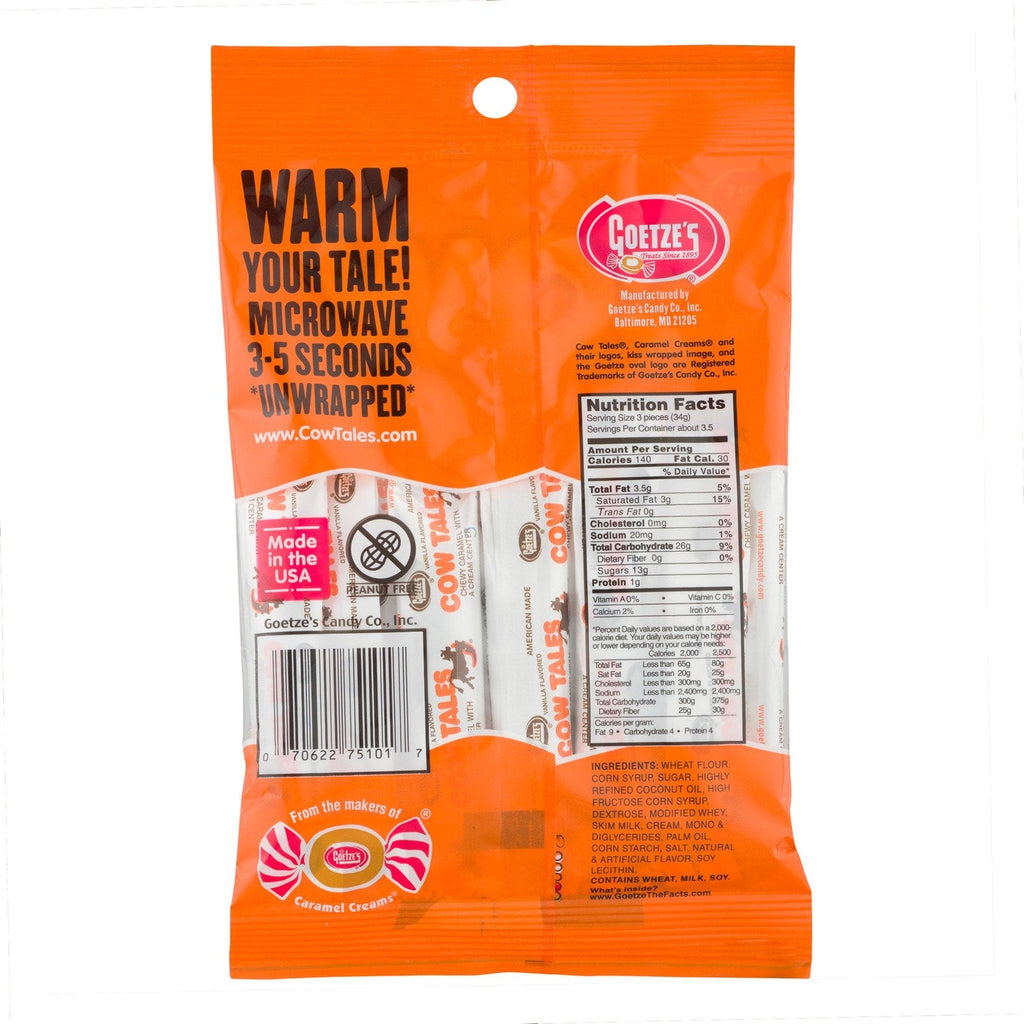 Goetze's Caramel Cow Tales Minis, 4-oz. Bags