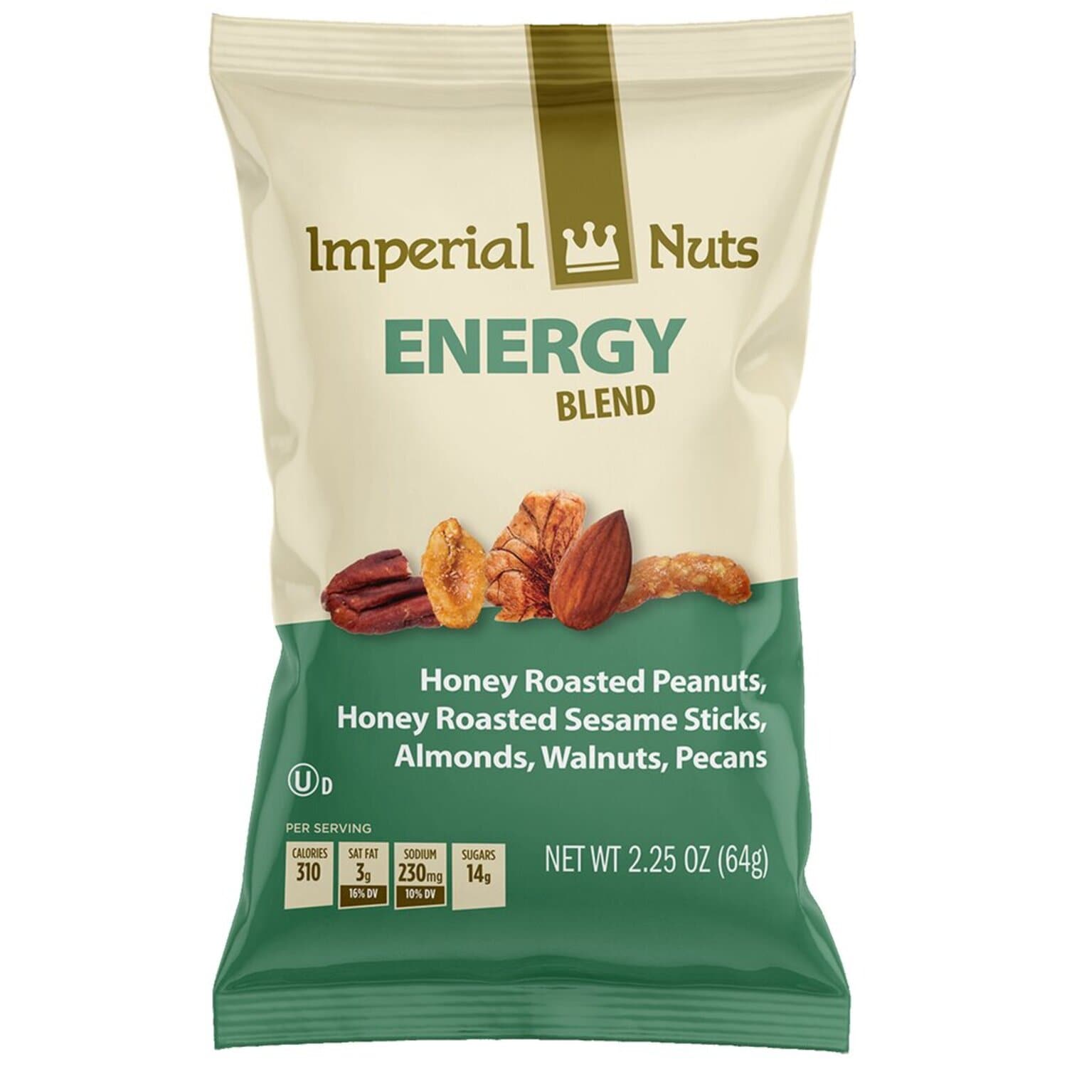 Imperial Nuts Energy Blend Snack Nuts, 2.25-oz.