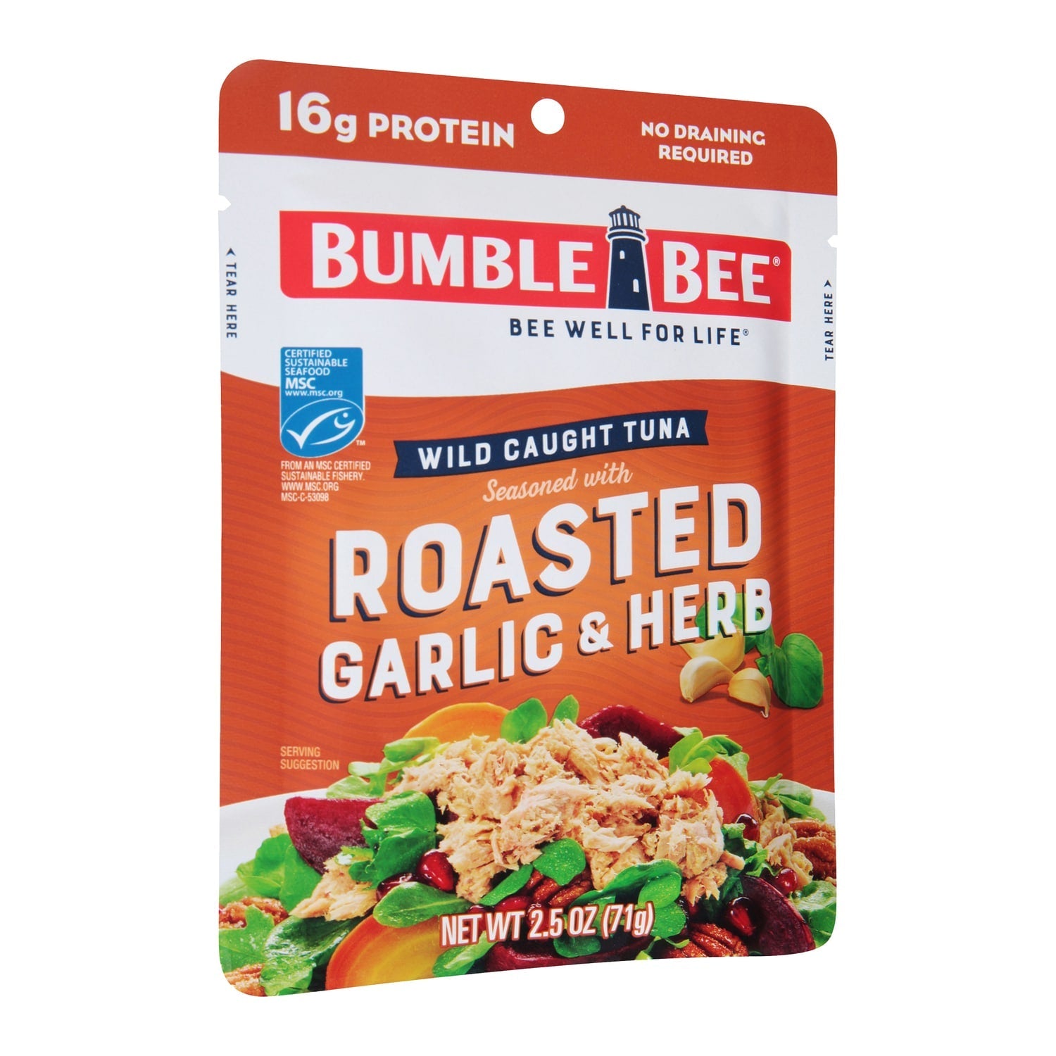 Bumble Bee Roasted Garlic &amp; Herb Seasoned Tuna, 1-ct.