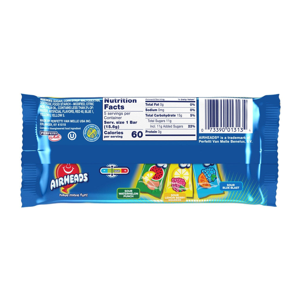 Airheads Sour Bars, 5-ct. Pack
