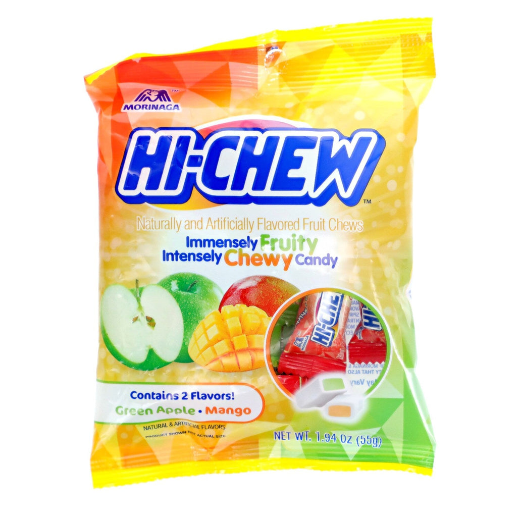 HI-CHEW Green Apple and Mango Fruit Chews, 1.94-oz. Bags