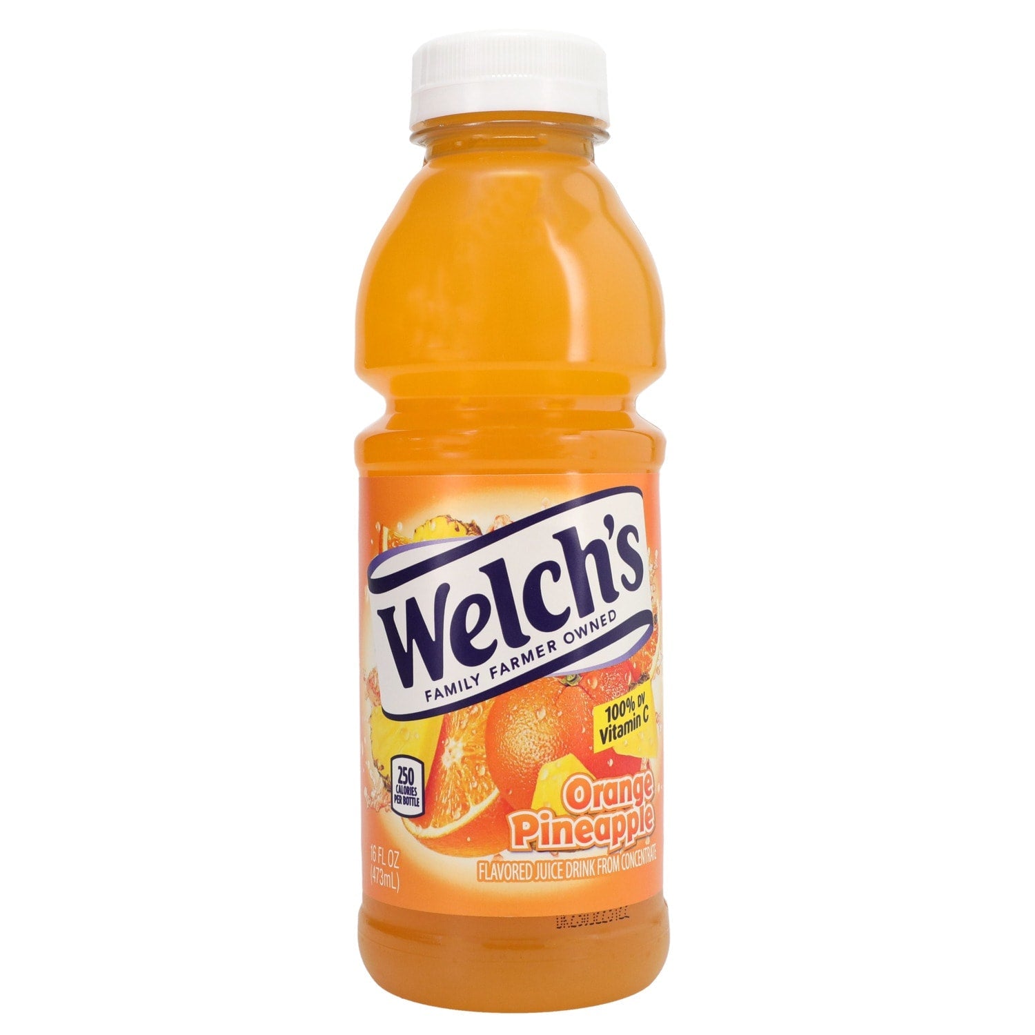 Welch's Orange Pineapple Drink 16 oz., 12 pack.