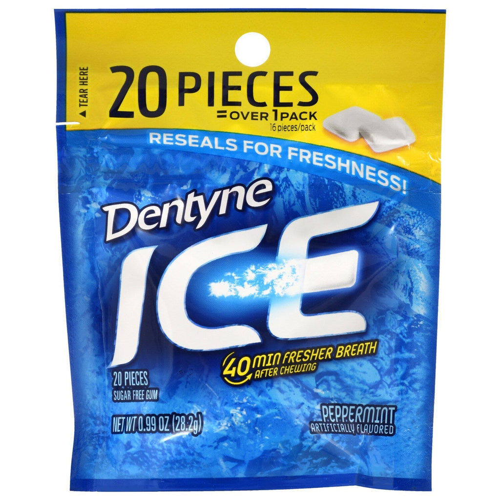 Dentyne Ice Peppermint Gum, 20-ct. Bag