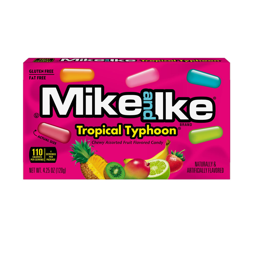 Mike And Ike Tropical Typhoon Theater Box Candy, 4.25 oz.