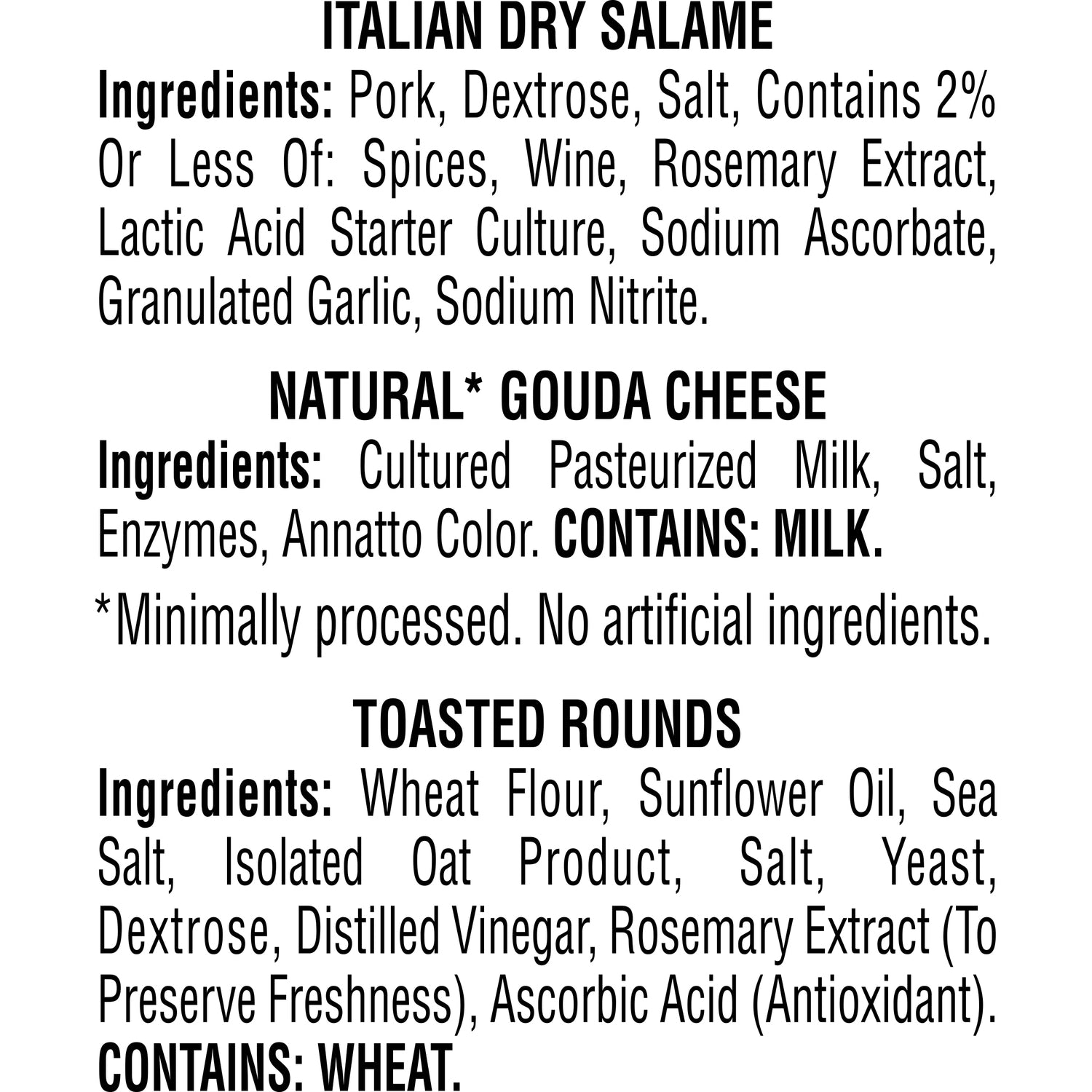 Hillshire Snacking Small Plates with Italian Dry Salame and Gouda Cheese, 2.76 oz.