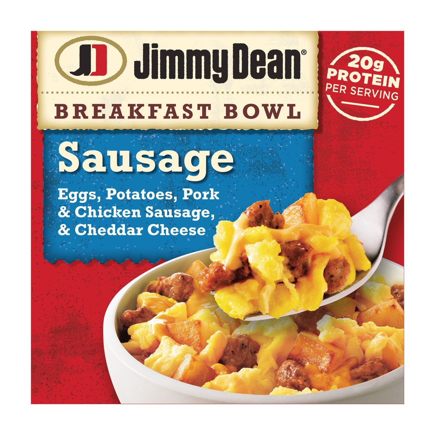 Jimmy Dean Frozen Breakfast Bowl, Sausage, 7-oz. Bowl