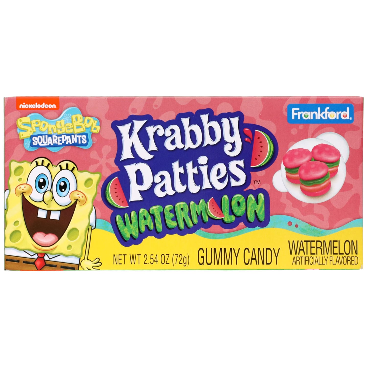 Krabby Patties Watermelon Flavored Gummy Candies, 1-ct.