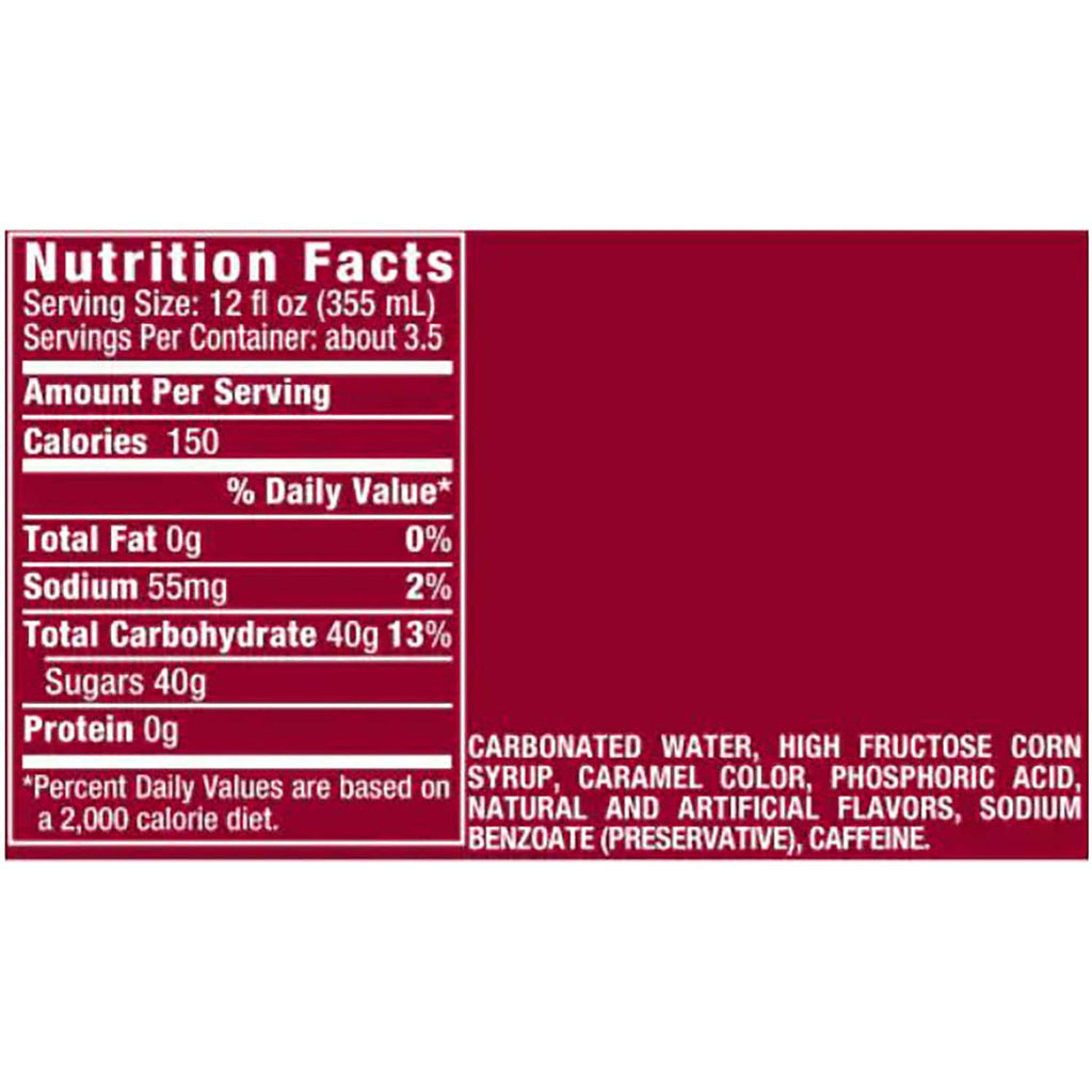 Dr Pepper Soda, 1.25 L bottle